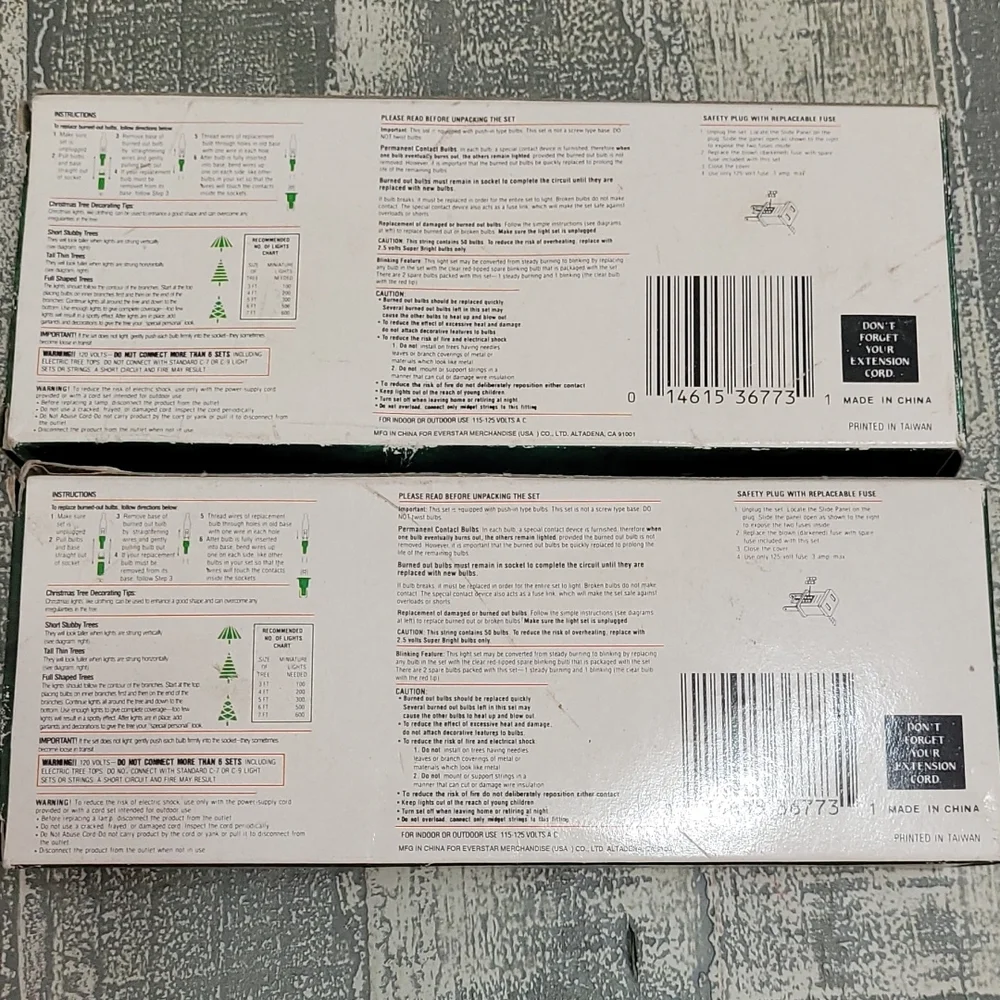 String to String Multi-color Christmas Lights NWOT